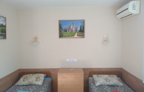 Уютный двухместный номер с двумя кроватями